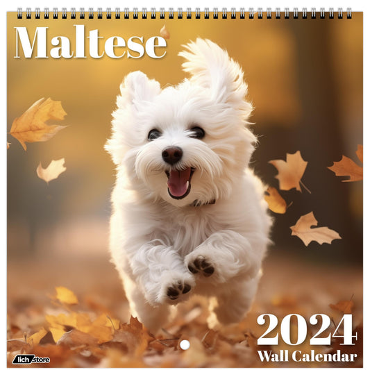 Maltese Wall Calendars 2024 - 12 months - 8.5 x 8.5inch